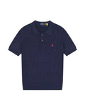 Ralph Lauren Knit Polo (Dark Blue)