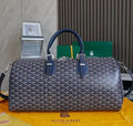 Goyard Duffle/Travel Bag (Navy Blue)