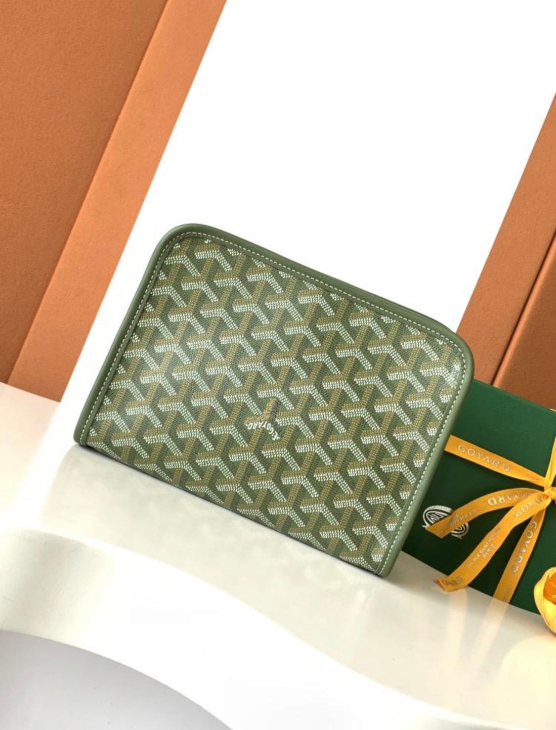 Goyard Jouvence Pouch (Olive)