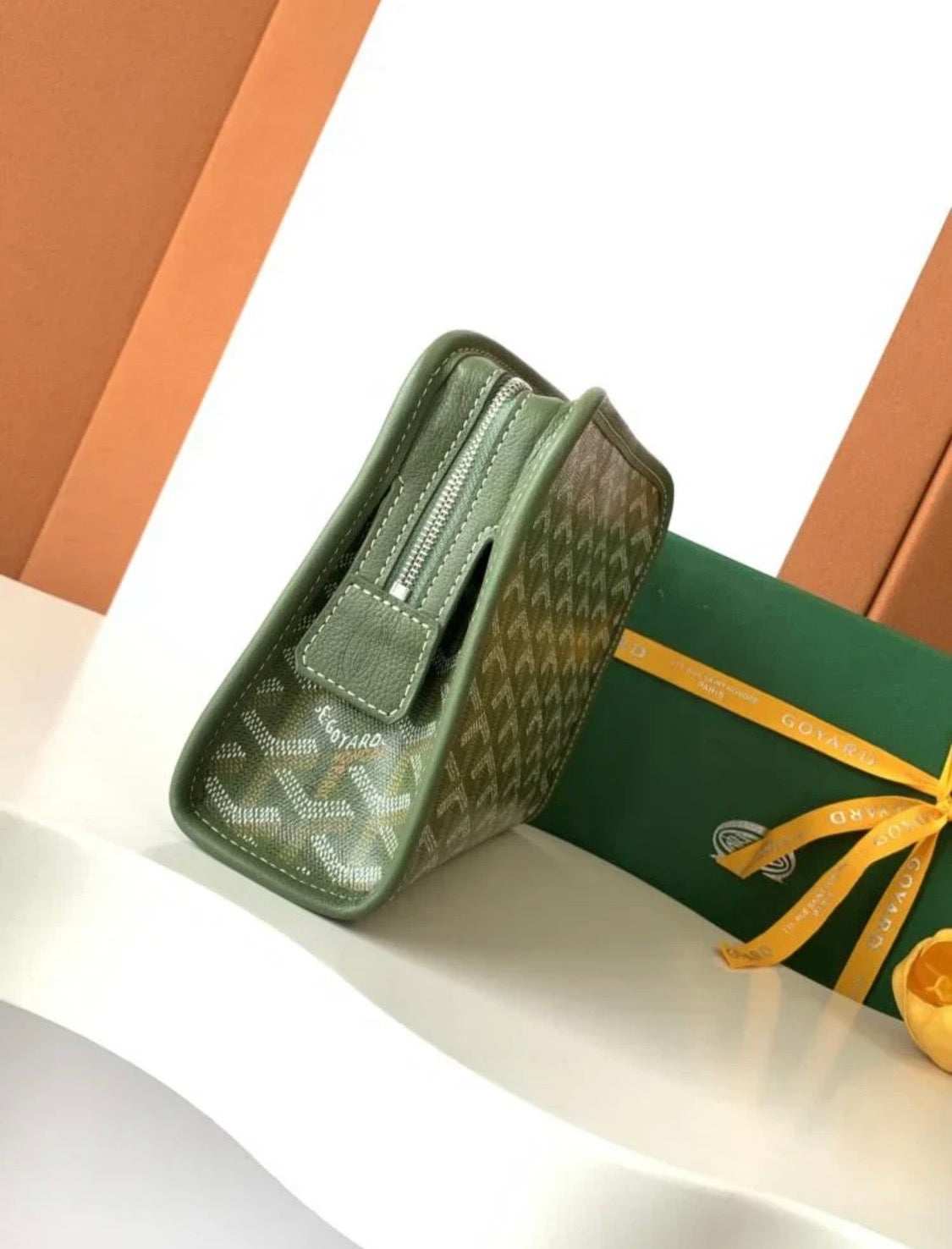 Goyard Jouvence Pouch (Olive)