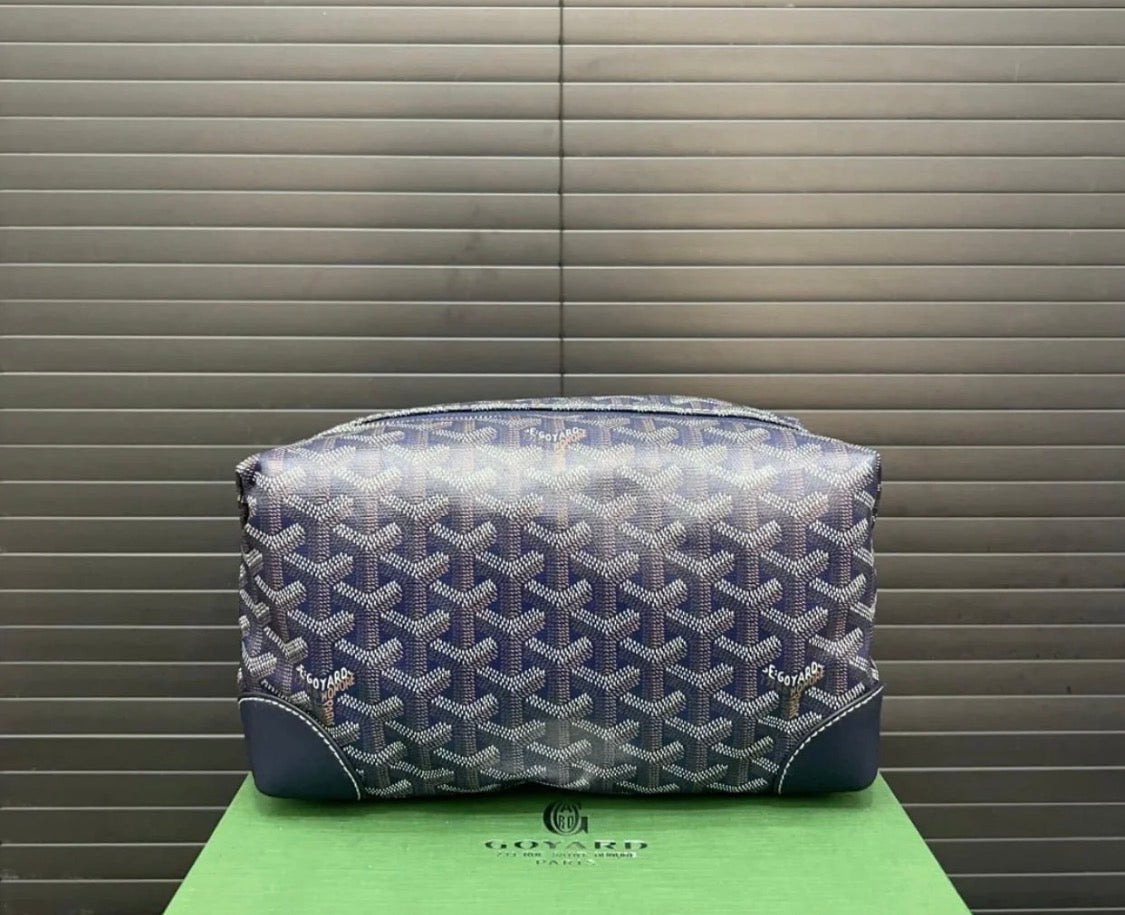 Goyard Boeing 25 Toiletry Bag (Navy Blue)