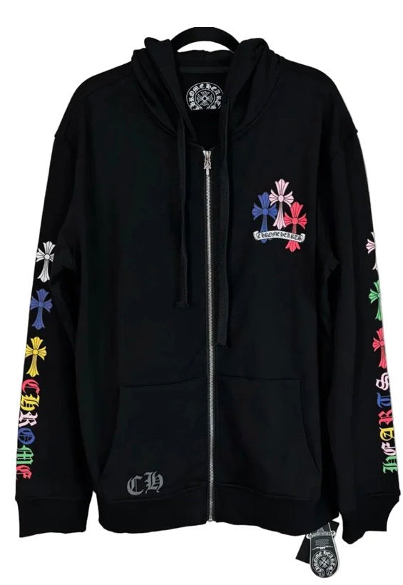Chrome Hearts Zip Up Hoodie