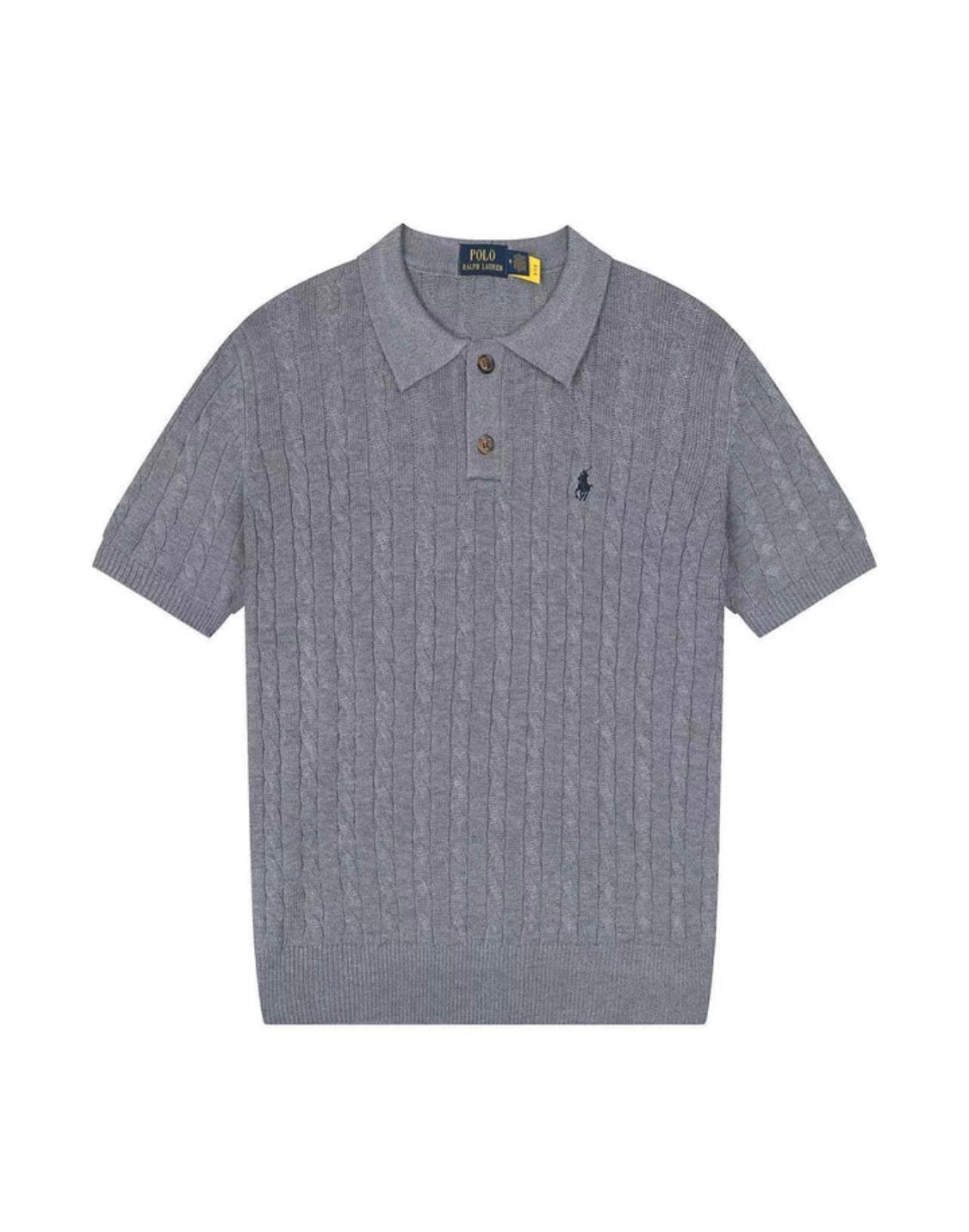 Ralph Lauren Knit Polo (Grey)